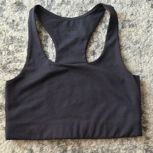Girlfriend Collective Black Racerback Sports Bra, Size Small, Barely Worn!
